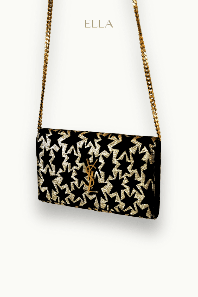 Yves Saint Laurent Gold and Black Stars