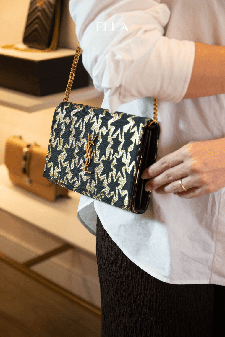 Yves Saint Laurent Gold and Black Stars